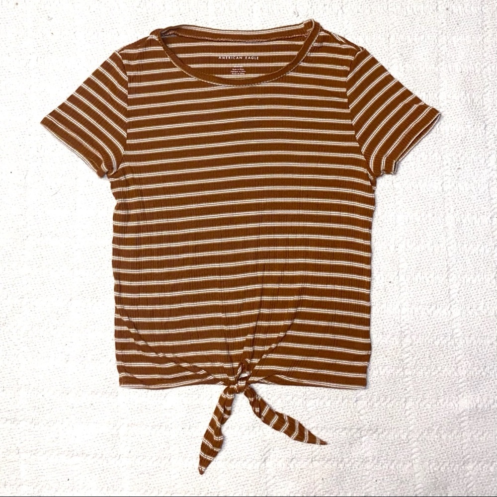 American Eagle Striped Tee